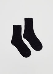 Two-pair pack chenille socks with lurex