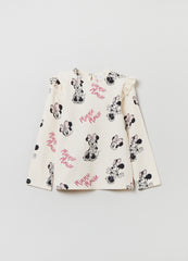 T-shirt with long sleeves and Minnie Mouse print