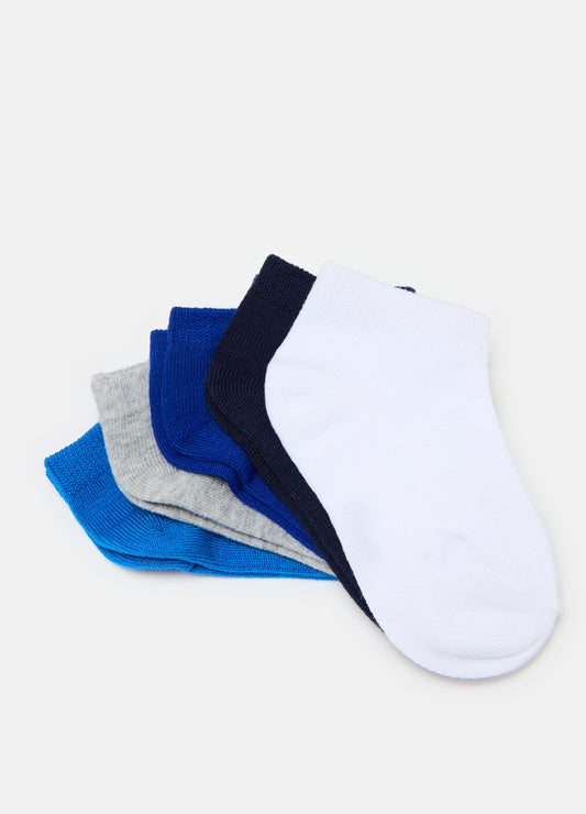 Five-pair pack short stretch socks