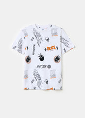 Printed cotton T-shirt