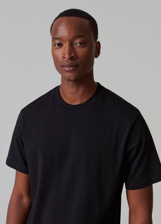 Supima cotton T-shirt with round neck