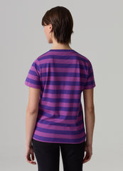 Striped cotton T-shirt