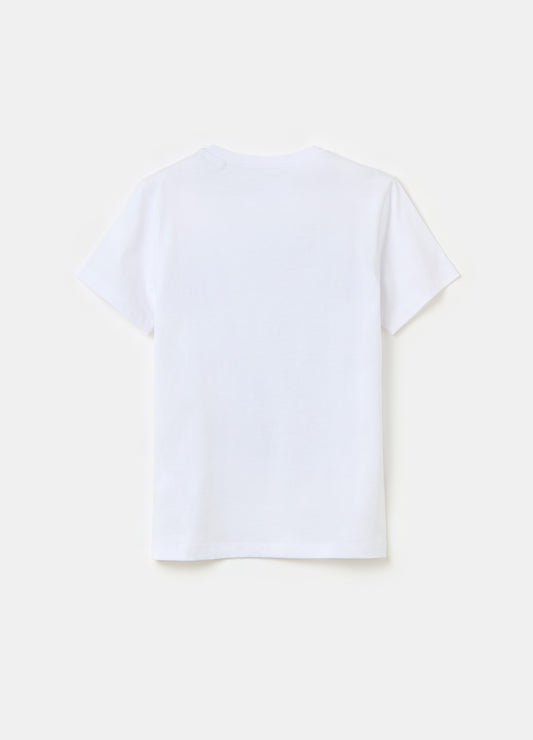 Printed cotton T-shirt