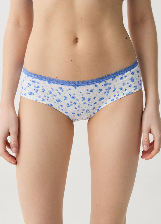 Two-pack organic stretch cotton French knickers