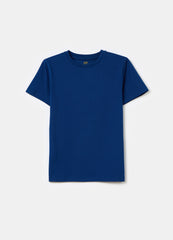 Solid colour cotton T-shirt