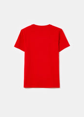 Solid colour cotton T-shirt