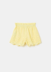 Shorts in broderie anglaise cotton