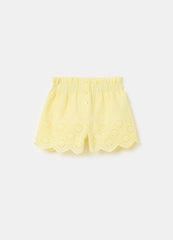 Shorts in broderie anglaise cotton