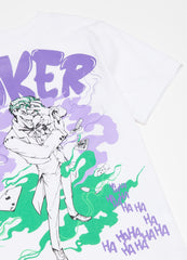 Cotton T-shirt with Joker print