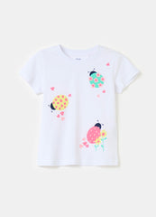 Printed cotton T-shirt