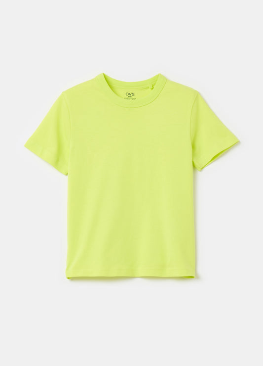 Essential T-shirt in stretch organic cotton