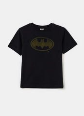 Cotton T-shirt with Batman print