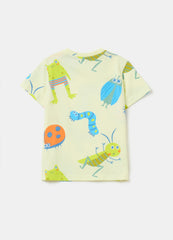 Cotton T-shirt with print