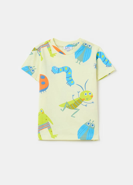 Cotton T-shirt with print