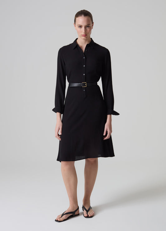 Contemporary midi shirt dress