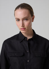 Contemporary shirt in linen