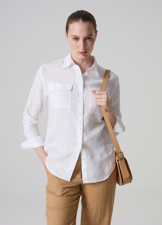 Contemporary shirt in linen