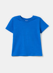 Cotton T-shirt with round neck