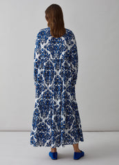 Long shirt dress with print