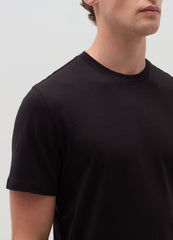 Cotton T-shirt with round neck