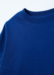 Solid colour T-shirt in organic cotton