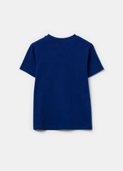 Solid colour T-shirt in organic cotton