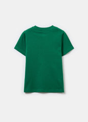 Solid colour T-shirt in organic cotton