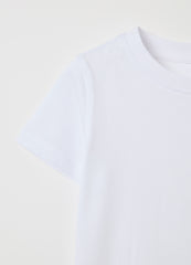 Organic cotton T-shirt with round neck