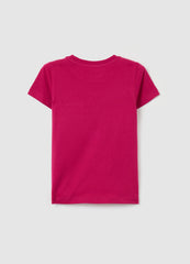 Organic cotton T-shirt with round neck