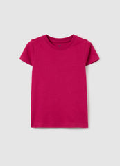 Organic cotton T-shirt with round neck