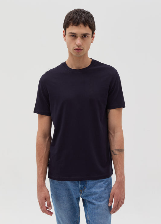 Cotton T-shirt with round neck