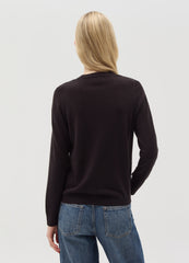 Top with long sleeves and round neck