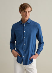 Regular-fit shirt in denim