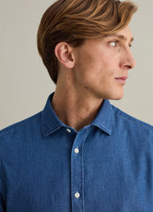 Regular-fit shirt in denim