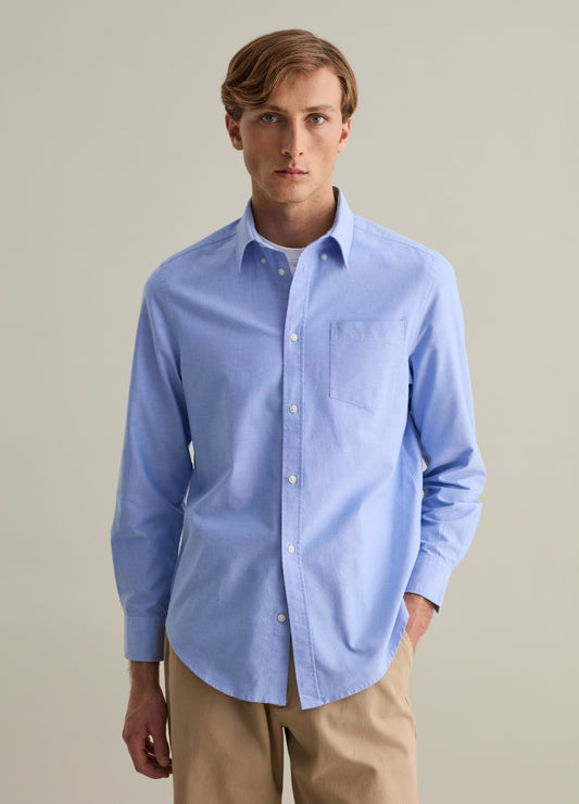 Regular-fit shirt in Oxford cotton