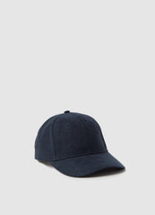 Suede-effect baseball cap