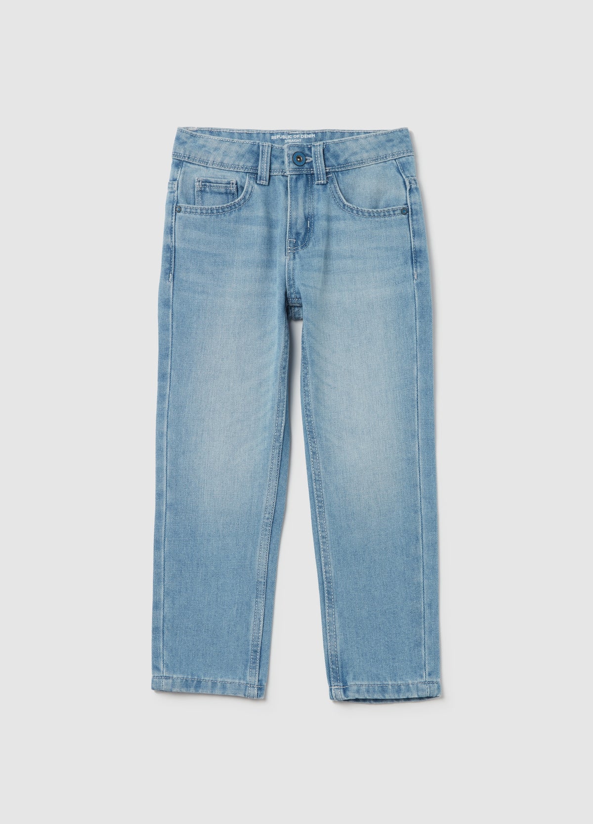 Five-pocket,straight-fit jeans