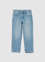 Five-pocket,straight-fit jeans