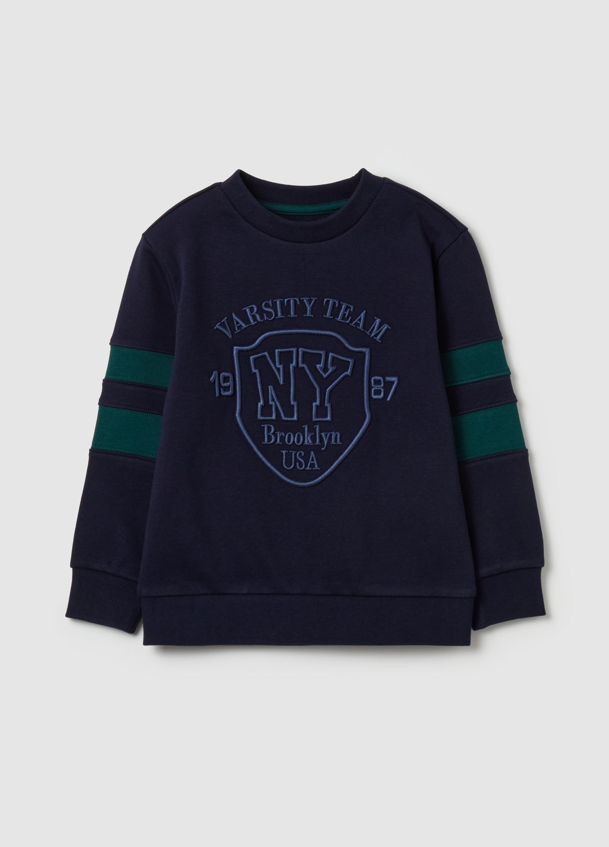 Sweatshirt with ''Varsity Team” embroidery