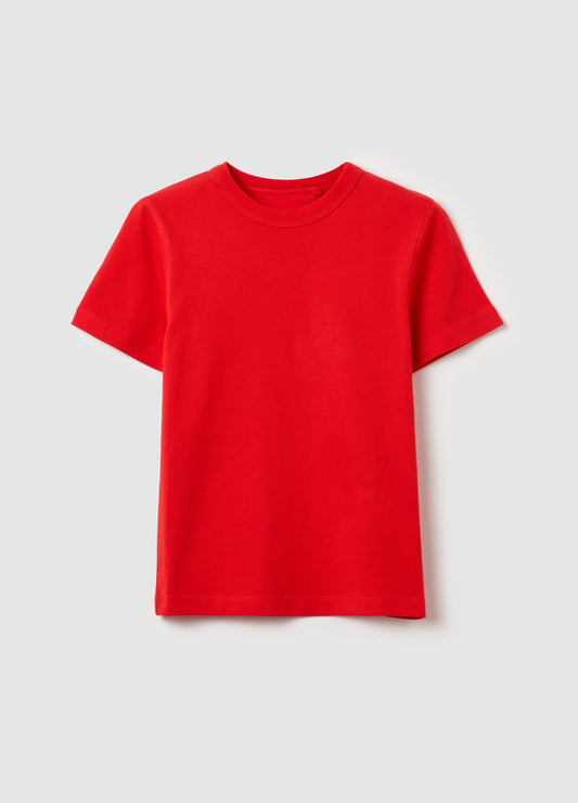 SOLID COLOUR T-SHIRT IN ORGANIC COTTON