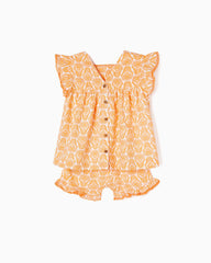 Cotton Dress + Shorts for Baby Girls 'You&Me'