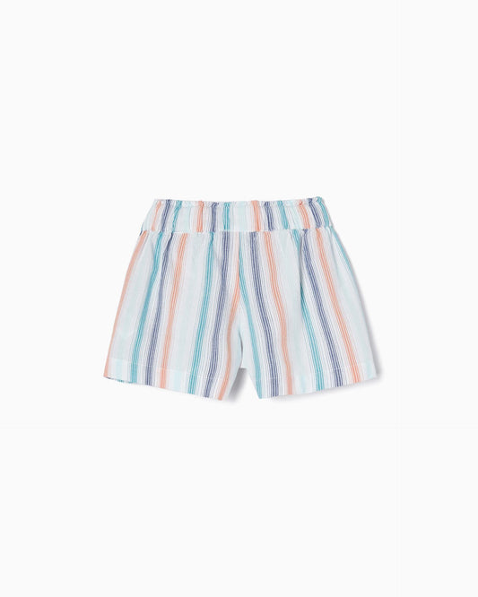 Cotton Striped Shorts for Girls 'You&Me'