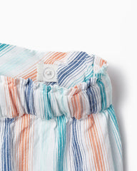 Cotton Striped Shorts for Girls 'You&Me'