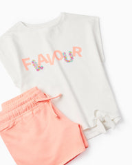 T-shirt + Shorts for Girls 'Flavour'