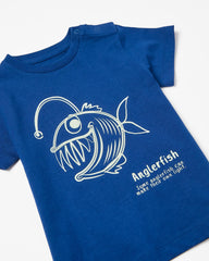 2 Pack Cotton T-shirts for Baby Boys 'Octopus & Monkfish'