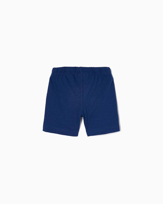 Pack 2 Cotton Sport Shorts for Baby Boys