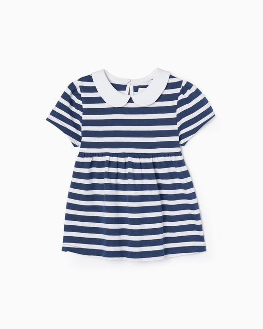 Striped Cotton T-shirt for Girls