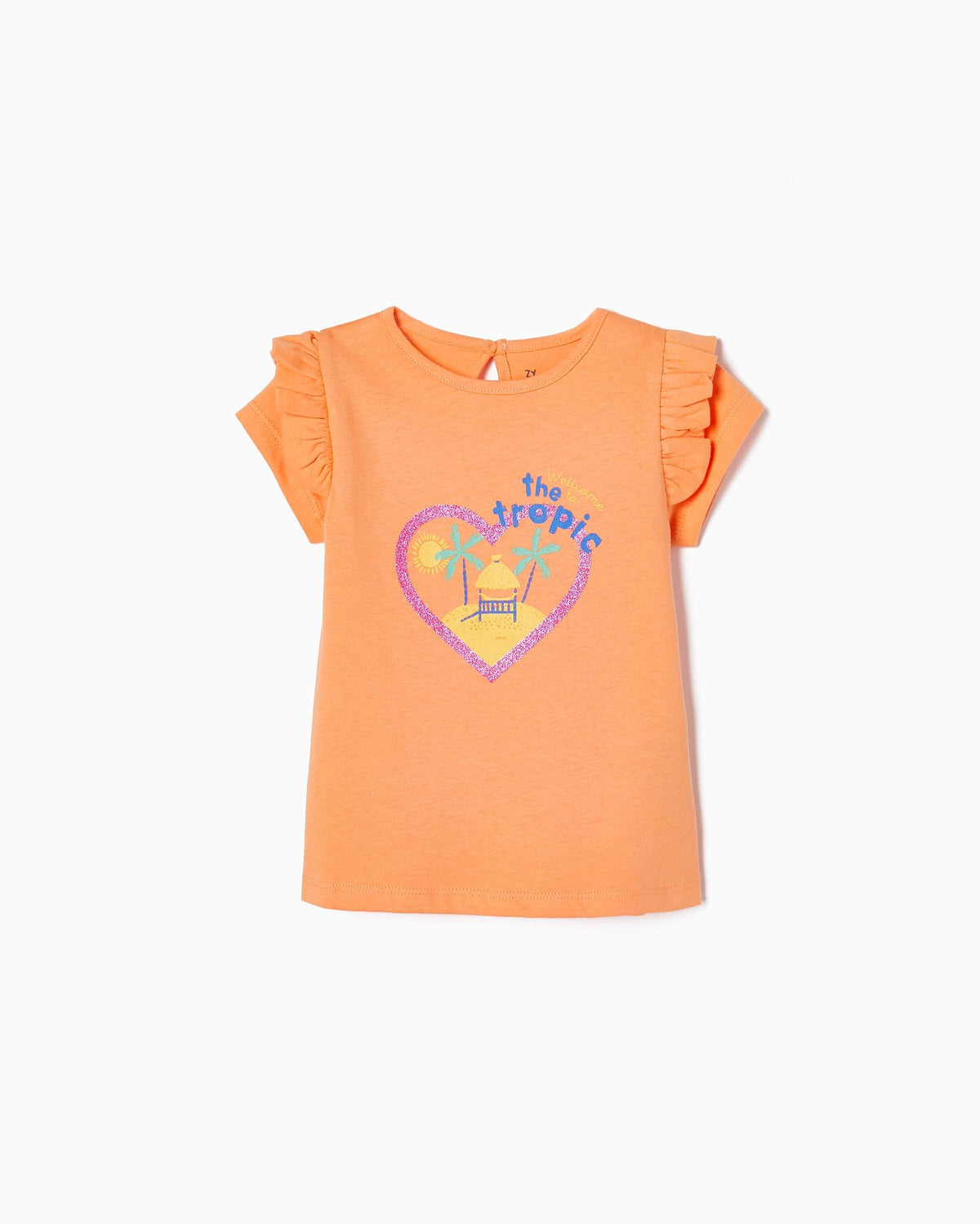 Cotton T-shirt for Baby Girls 'The Tropic'