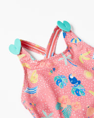 Swimsuit with UV 80 Protection for Baby Girls 'Tropical'