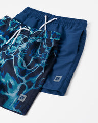 Pack 2 Swim Shorts for Boys 'Waves'